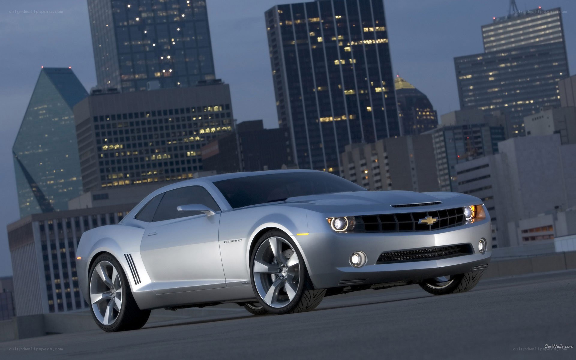 Silver Chevrolet Camaro concept