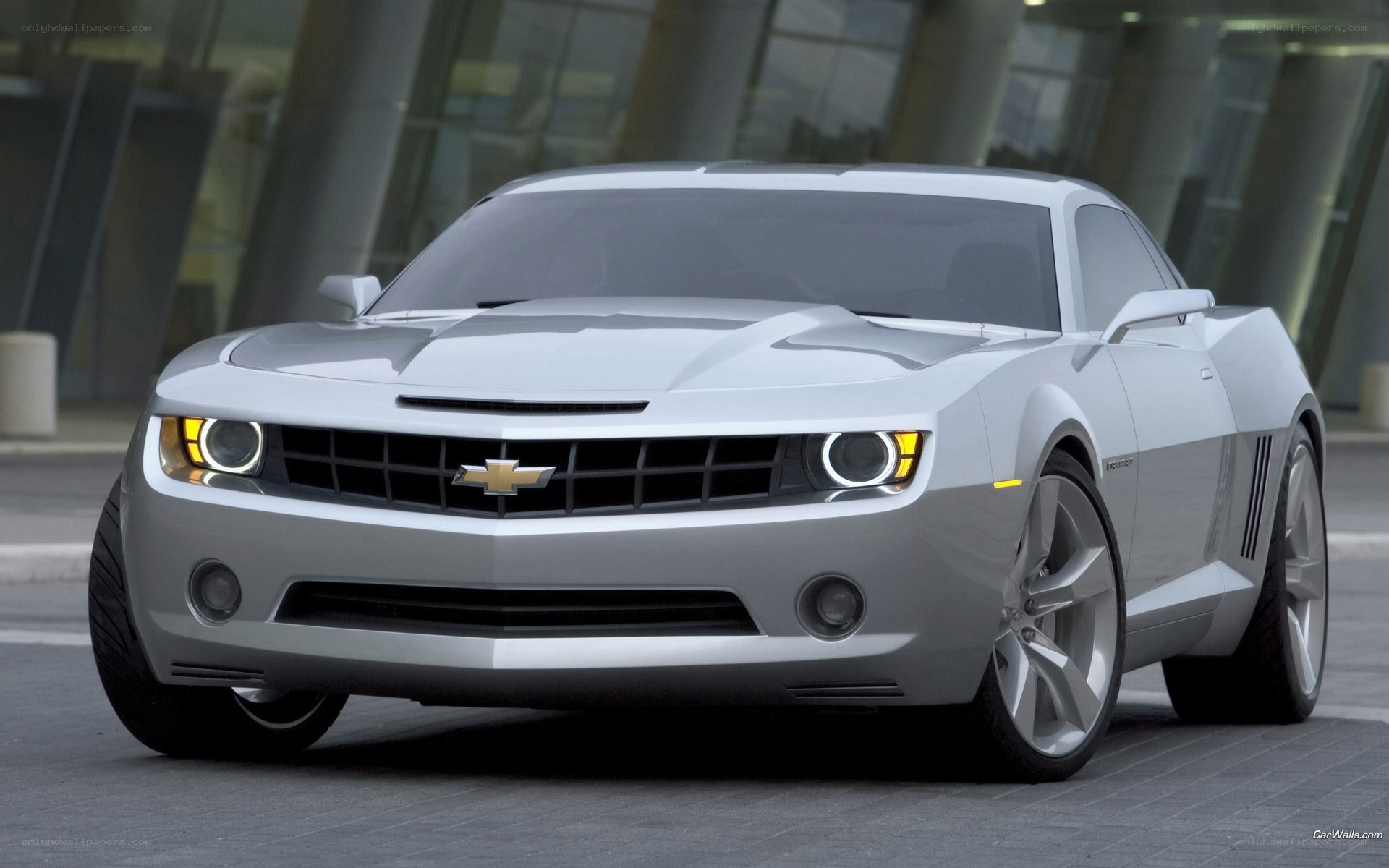 Silver Chevrolet Camaro Concept