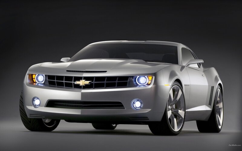 Silver Chevrolet Camaro Concept