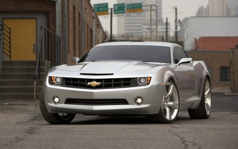 Silver Chevrolet Camaro Concept