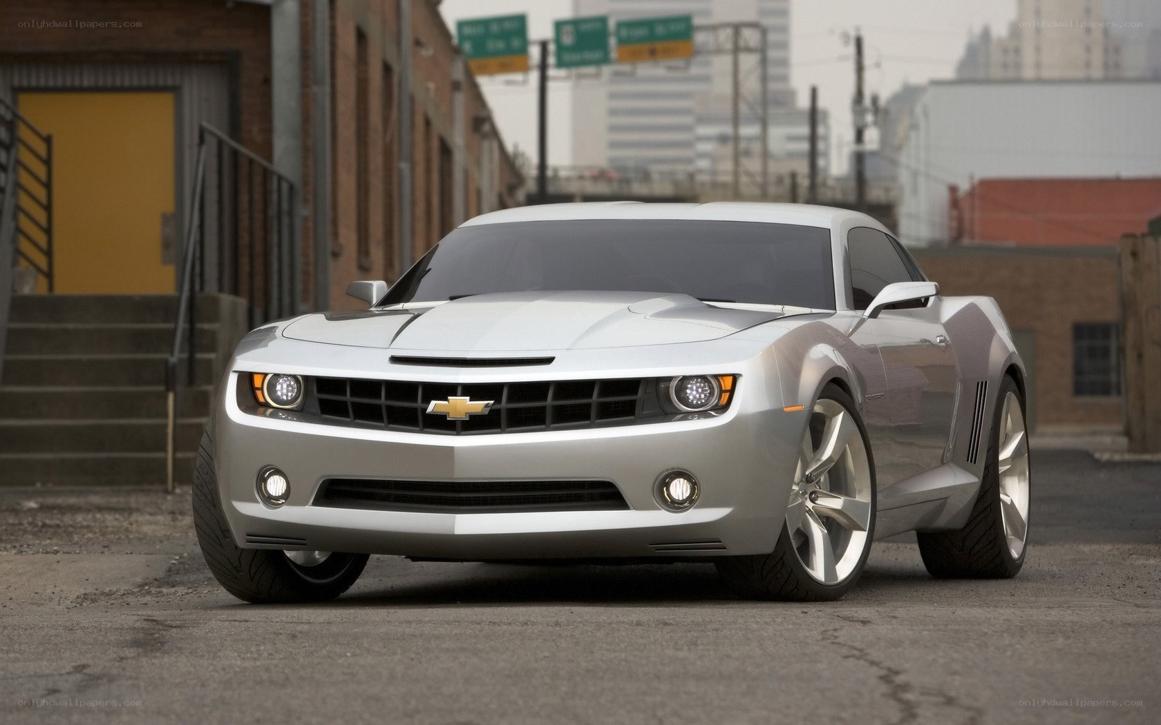 Silver Chevrolet Camaro Concept