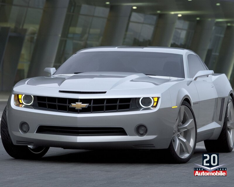 Silver Chevrolet Camaro Concept