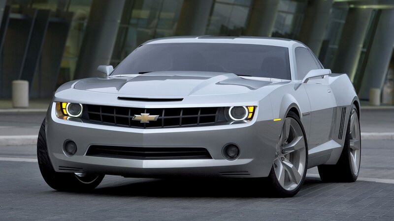 Silver Chevrolet Camaro concept