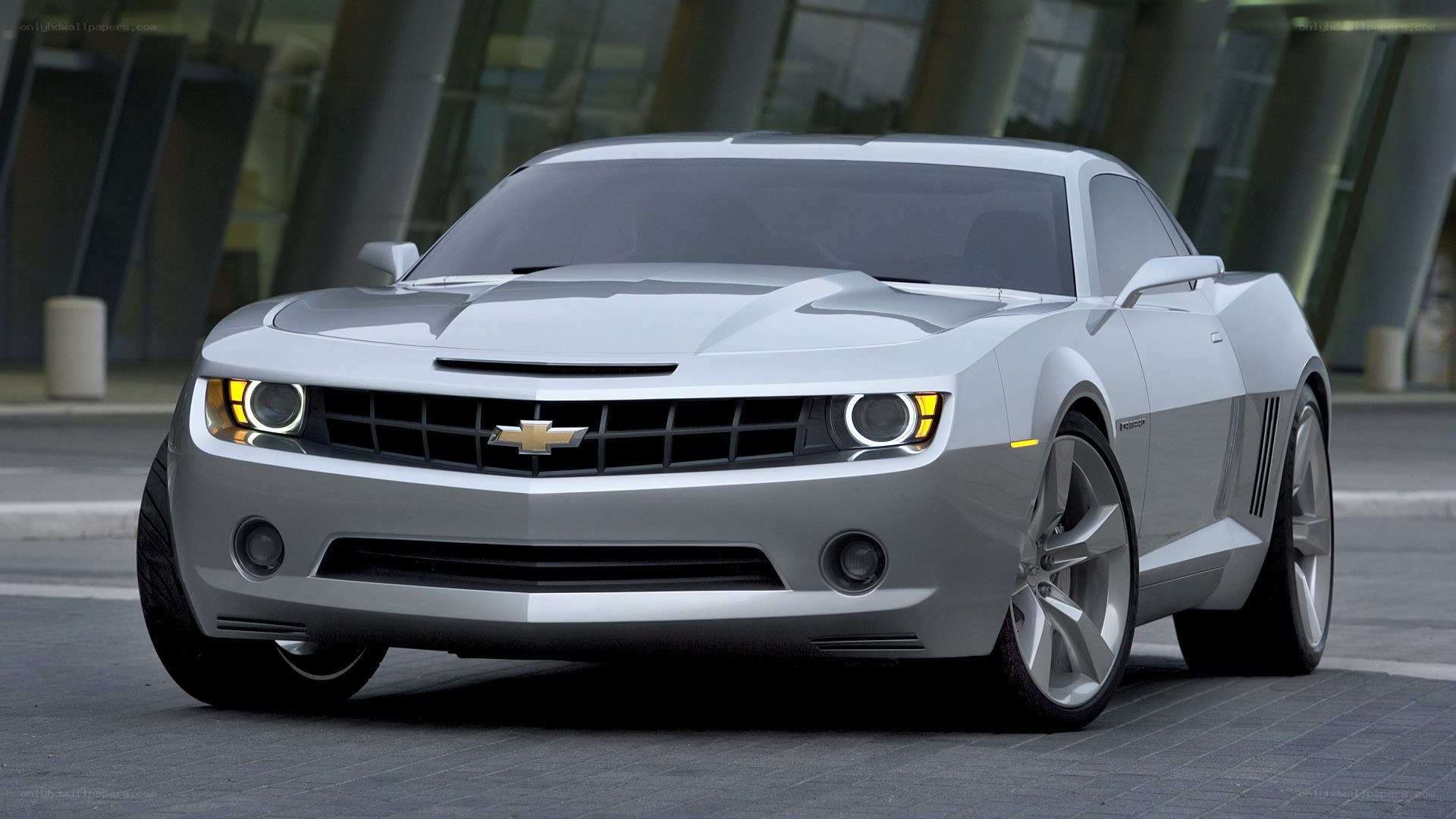 Silver Chevrolet Camaro concept