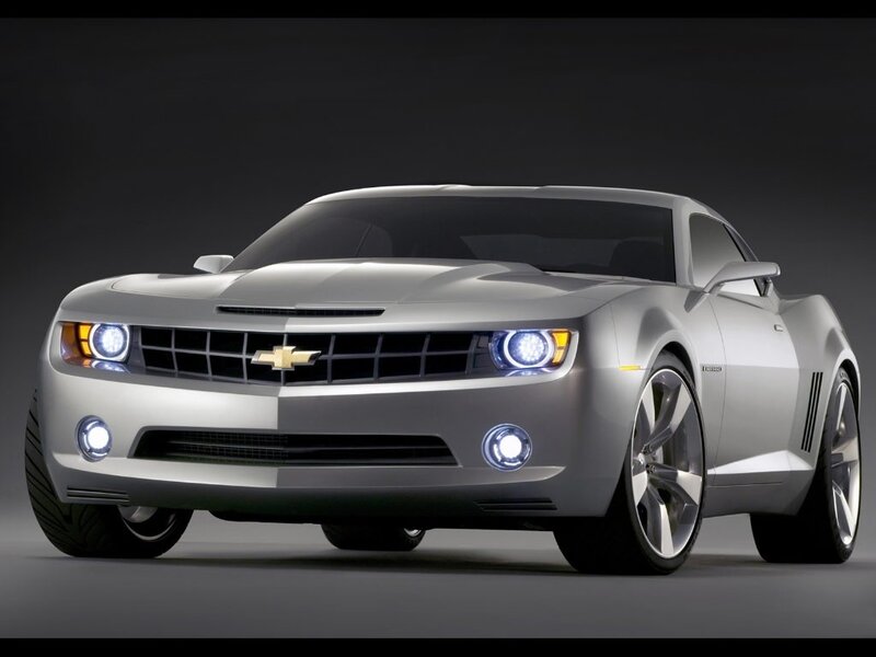 Silver Chevrolet Camaro concept