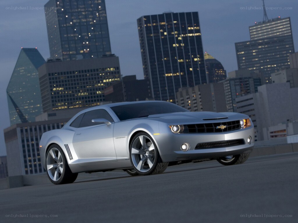 Silver Chevrolet Camaro concept
