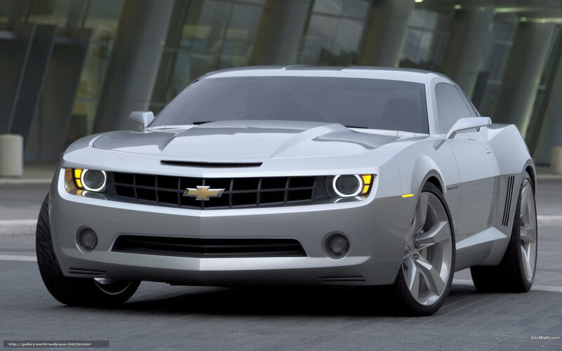 Silver Chevrolet Camaro Concept
