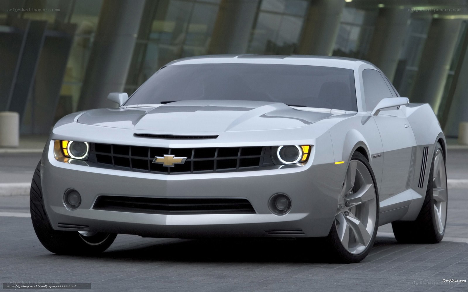 Silver Chevrolet Camaro Concept