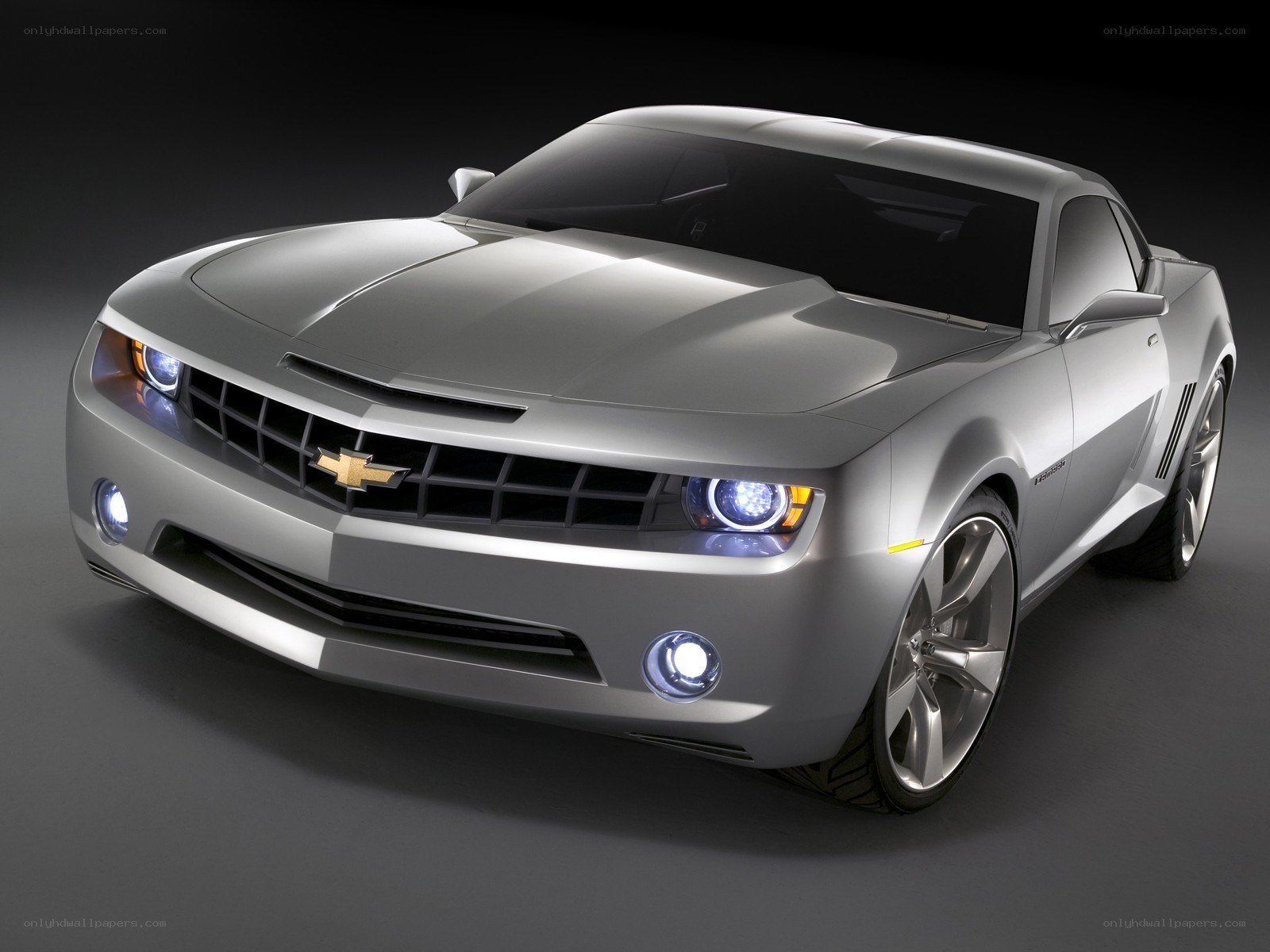 Silver Chevrolet Camaro Concept
