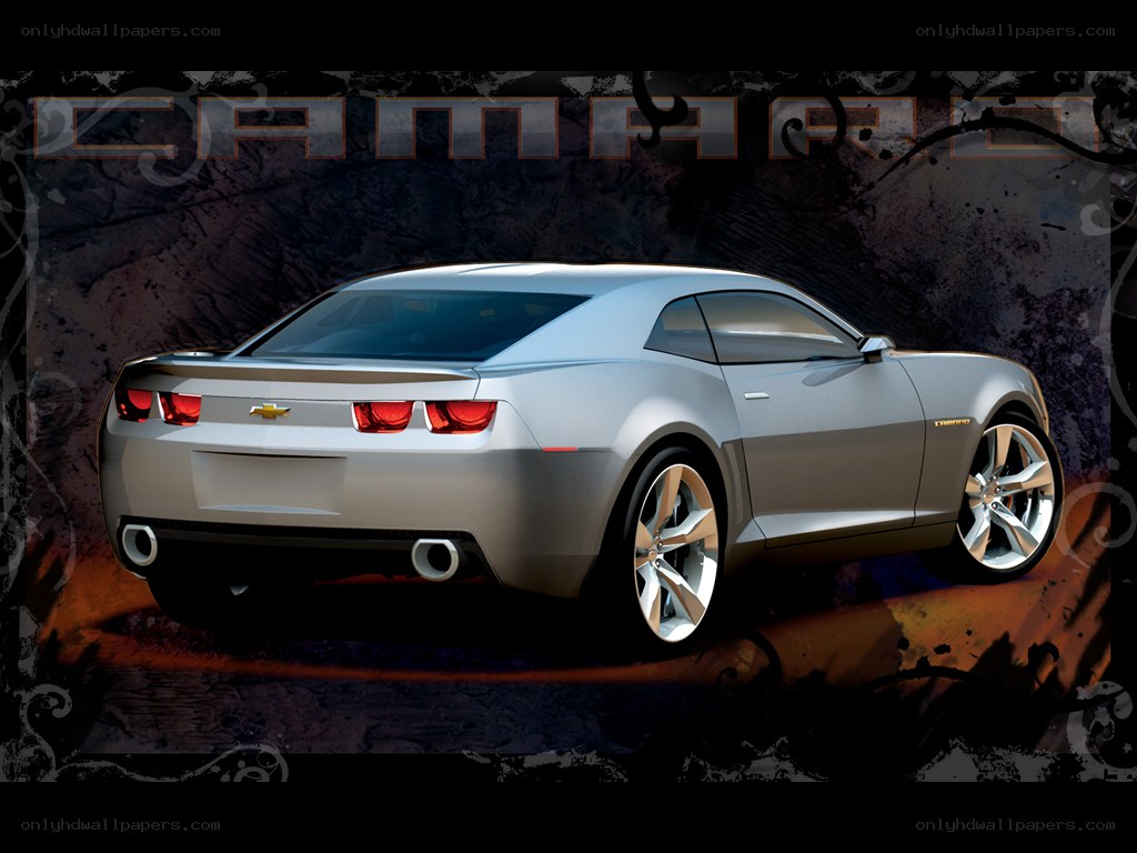 Silver Chevrolet Camaro Concept