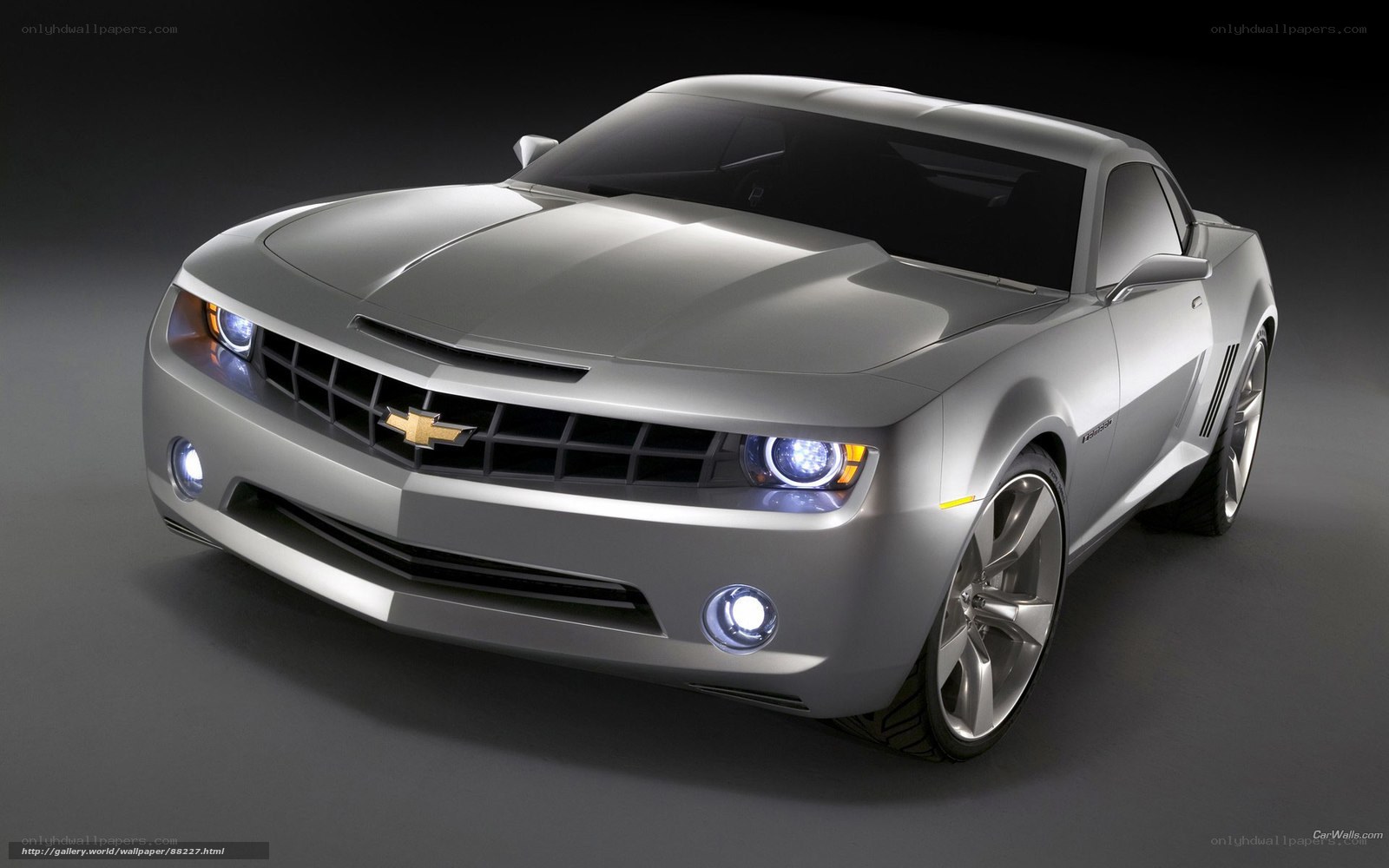 Silver Chevrolet Camaro Concept