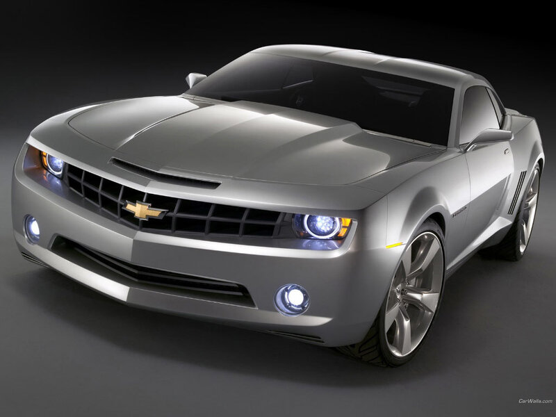 Silver Chevrolet Camaro concept