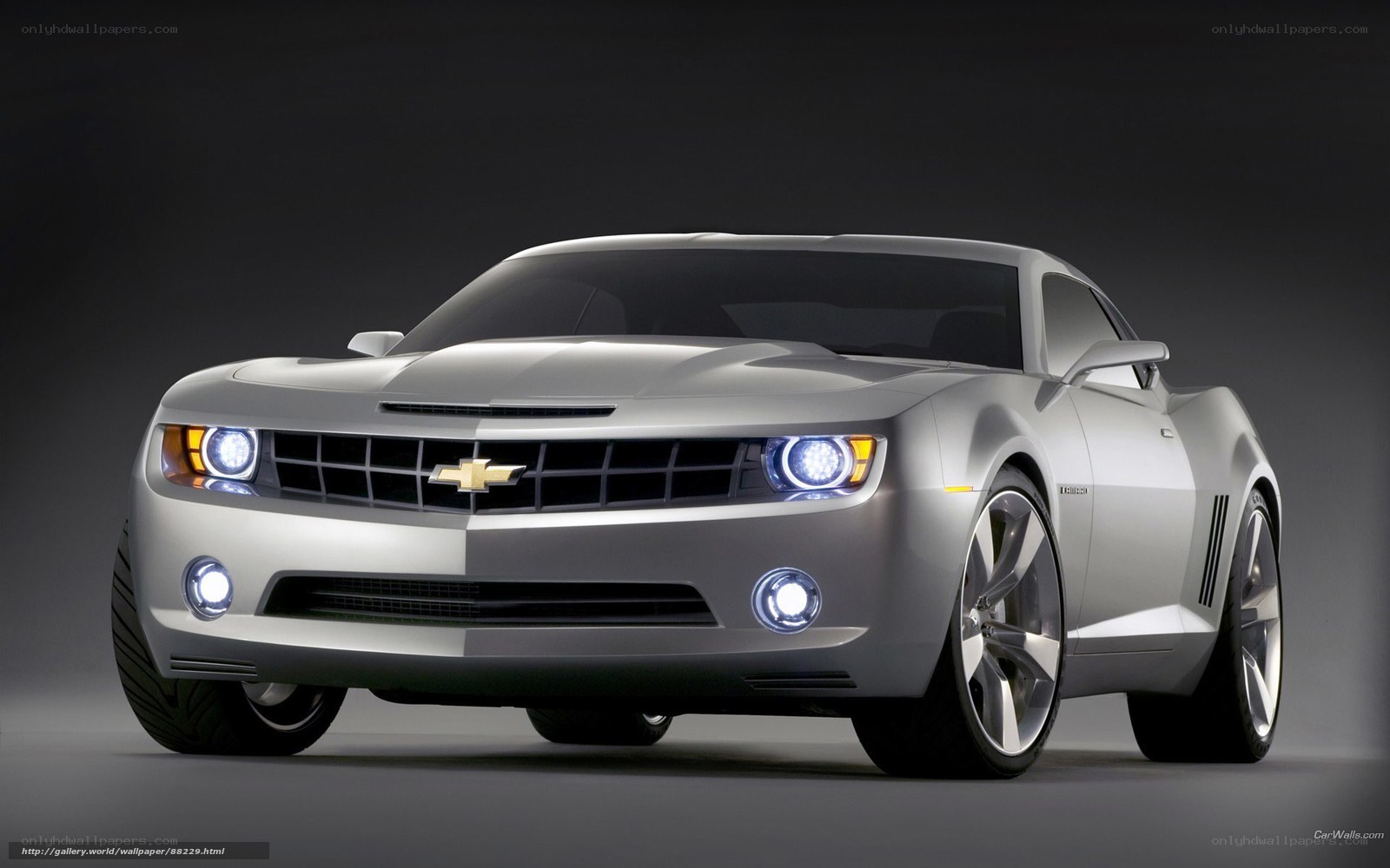 Silver Chevrolet Camaro Concept