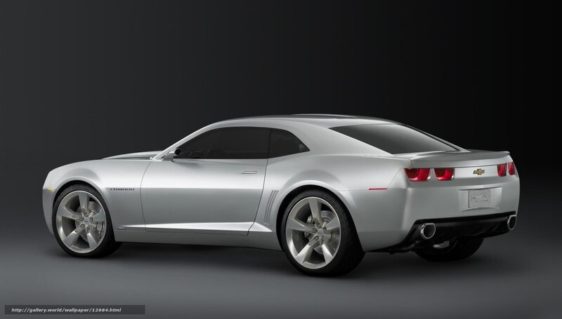 Silver Chevrolet Camaro Concept