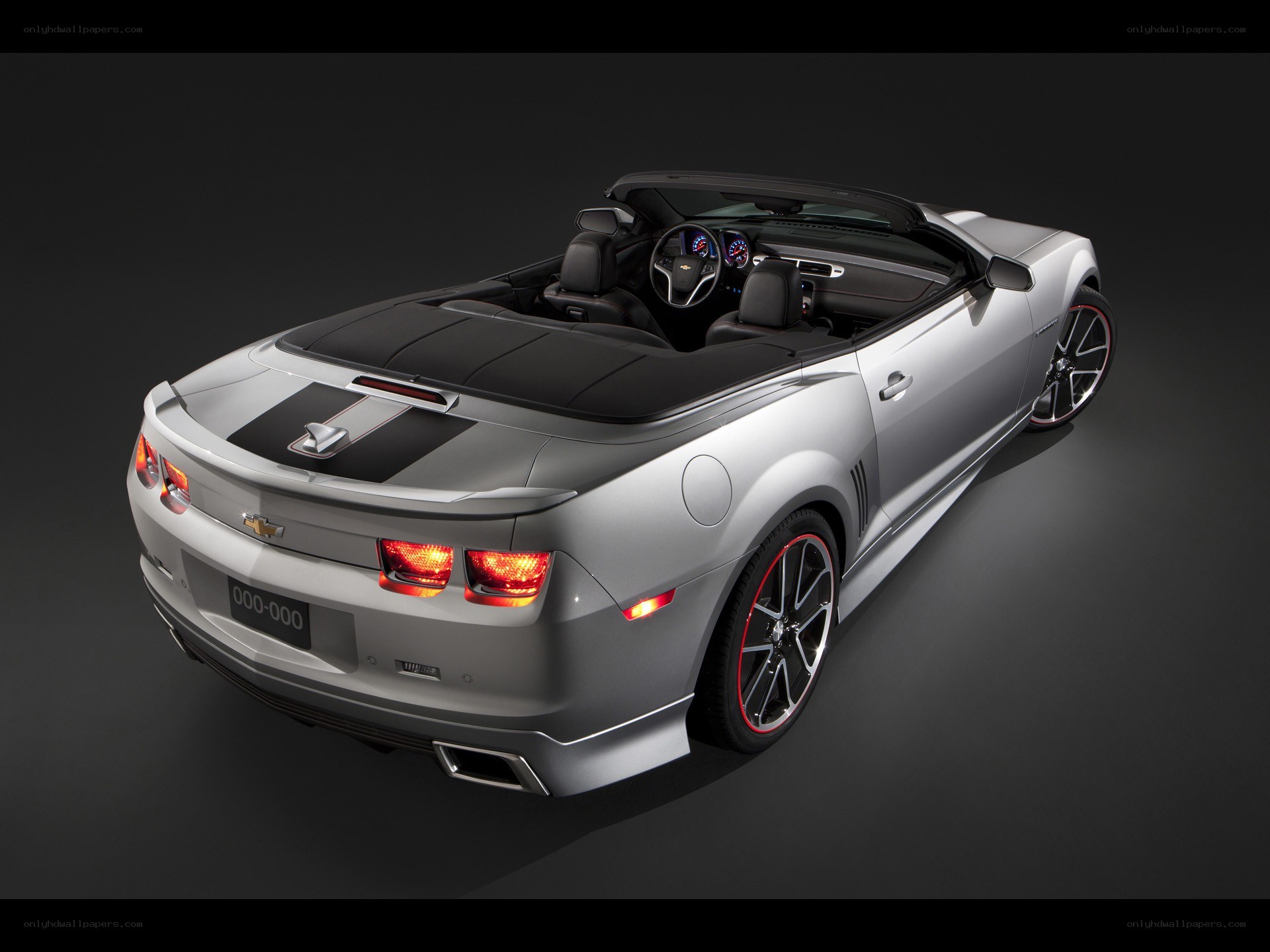 Silver Chevrolet Camaro Convertible