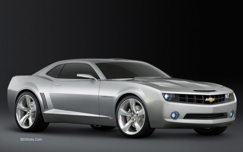 Silver Chevrolet Camaro — Dramatic, Photograph, Car, Wheels, Headlights