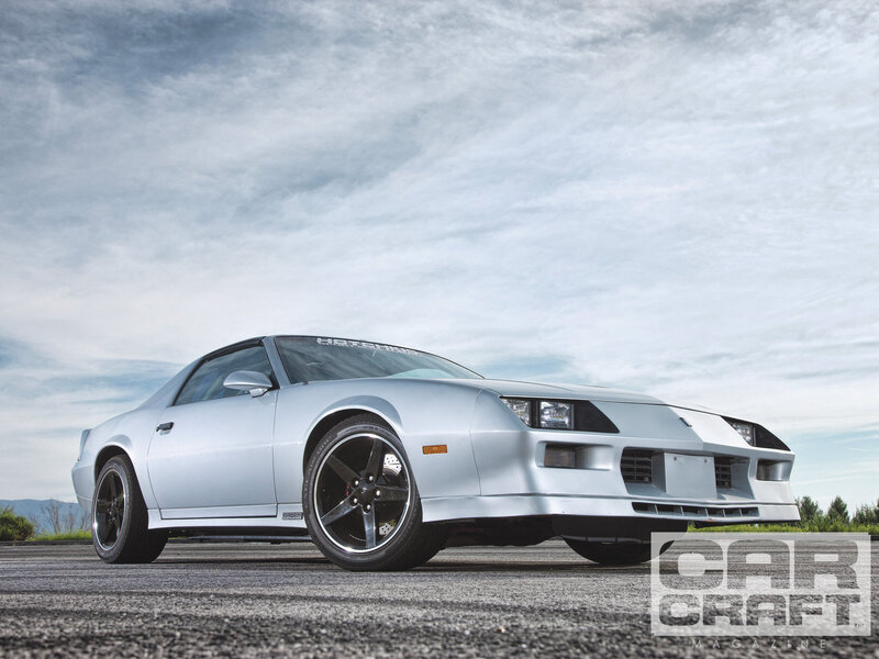 Silver Chevrolet Camaro — Dramatic