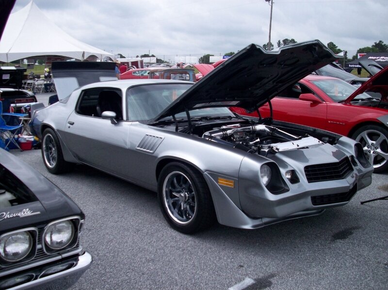 Silver Chevrolet Camaro — Gray, Outdoor