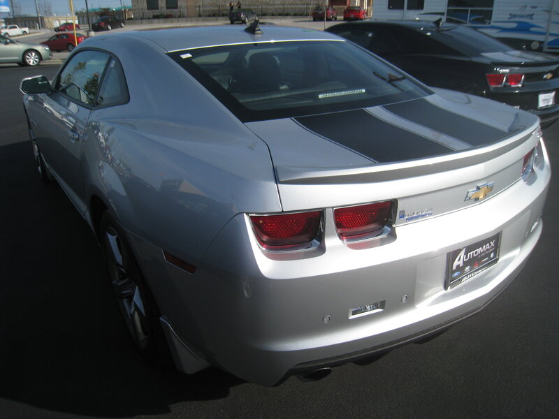 Silver Chevrolet Camaro — Neutral, Afternoon, Photograph, Car Dealership