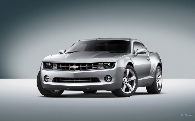 Silver Chevrolet Camaro — Neutral, Photograph, Car, Grille, Wheels, Gray