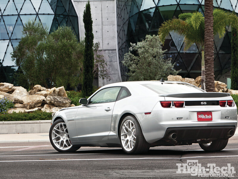 Silver Chevrolet Camaro Ss — White