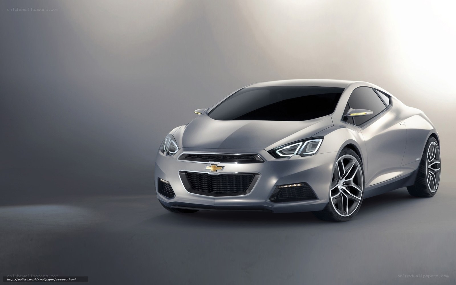 Silver Chevrolet Concept Car