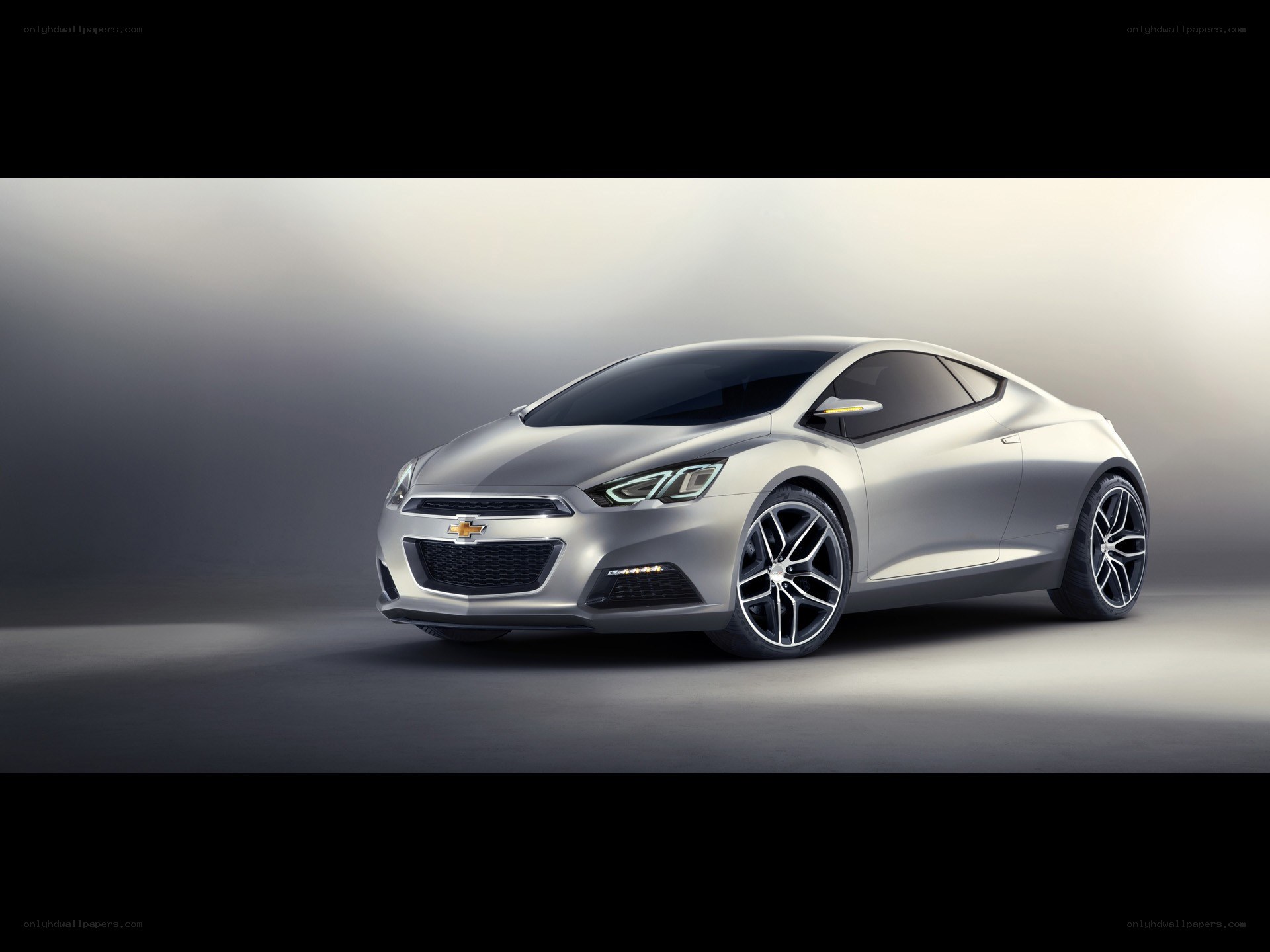 Silver Chevrolet concept car