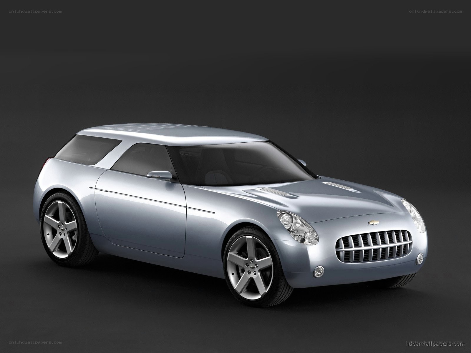 Silver Chevrolet Concept Car