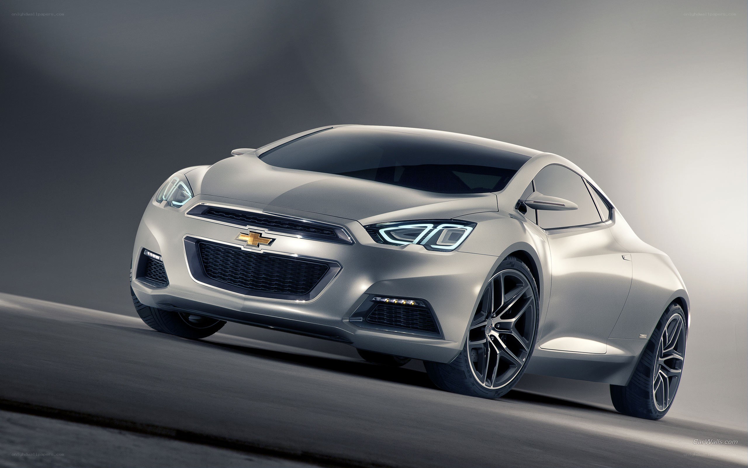silver chevrolet concept car