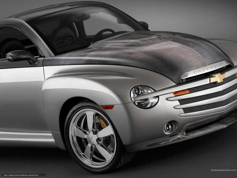 Silver Chevrolet Concept Car — Dramatic
