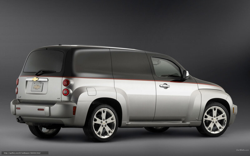 Silver Chevrolet HHR Van