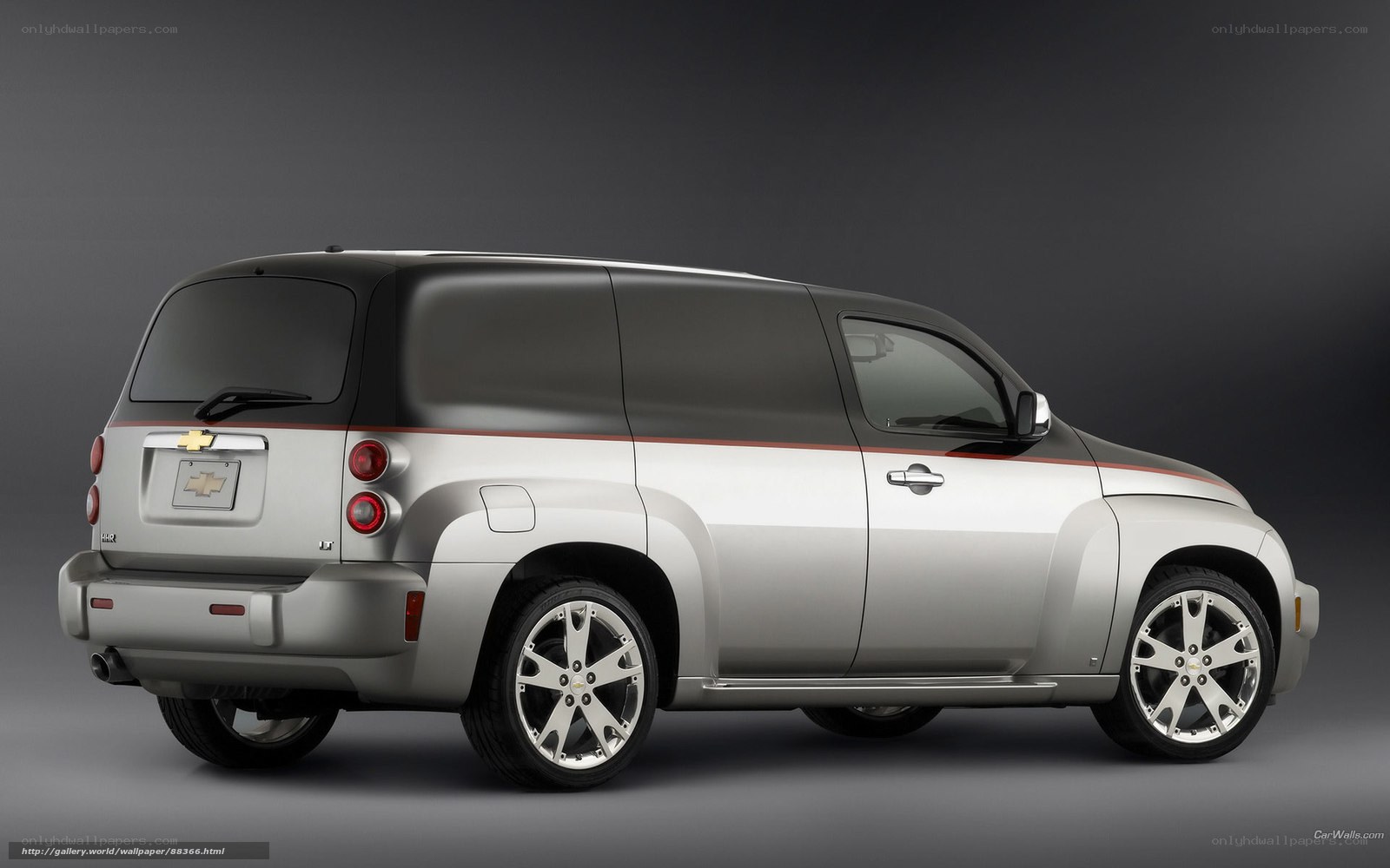 Silver Chevrolet HHR Van