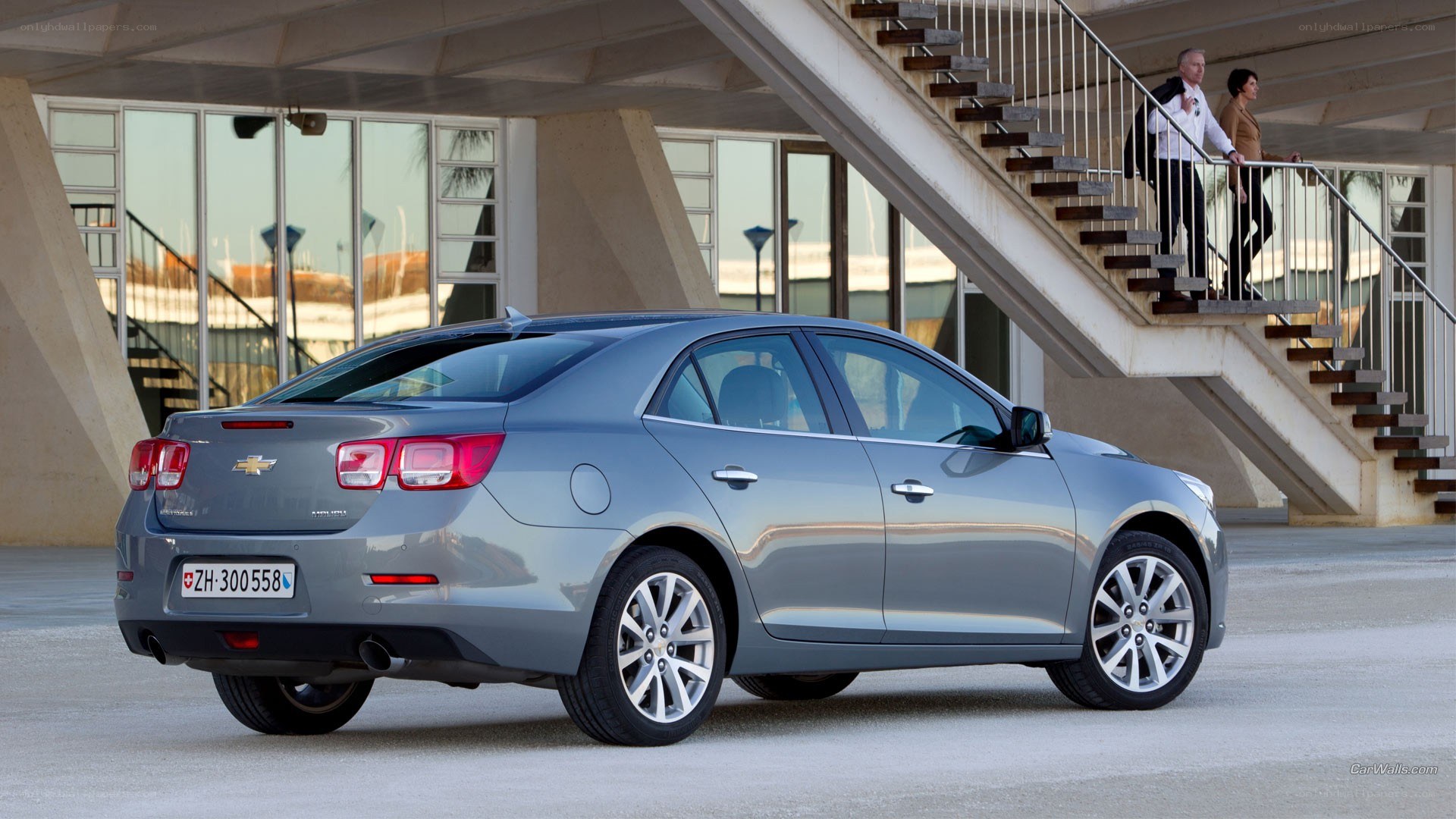 silver chevrolet malibu sedan