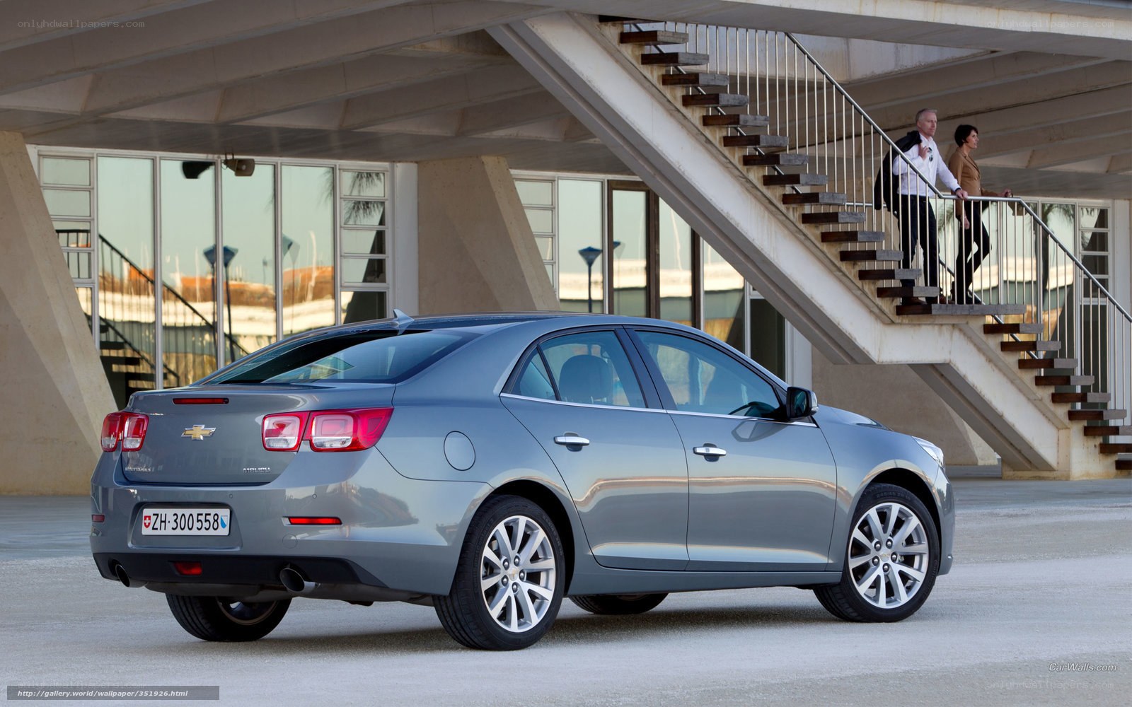 Silver Chevrolet Malibu sedan