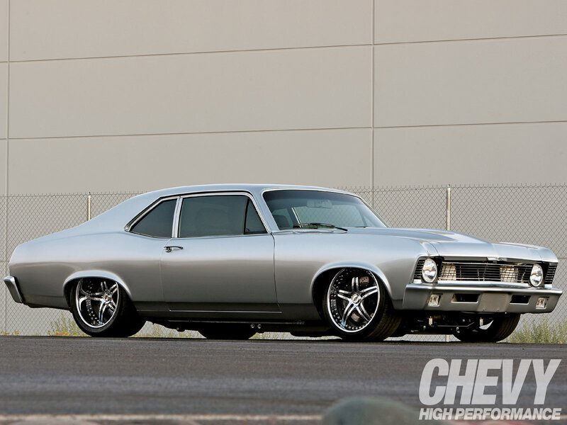 Silver Chevrolet Nova