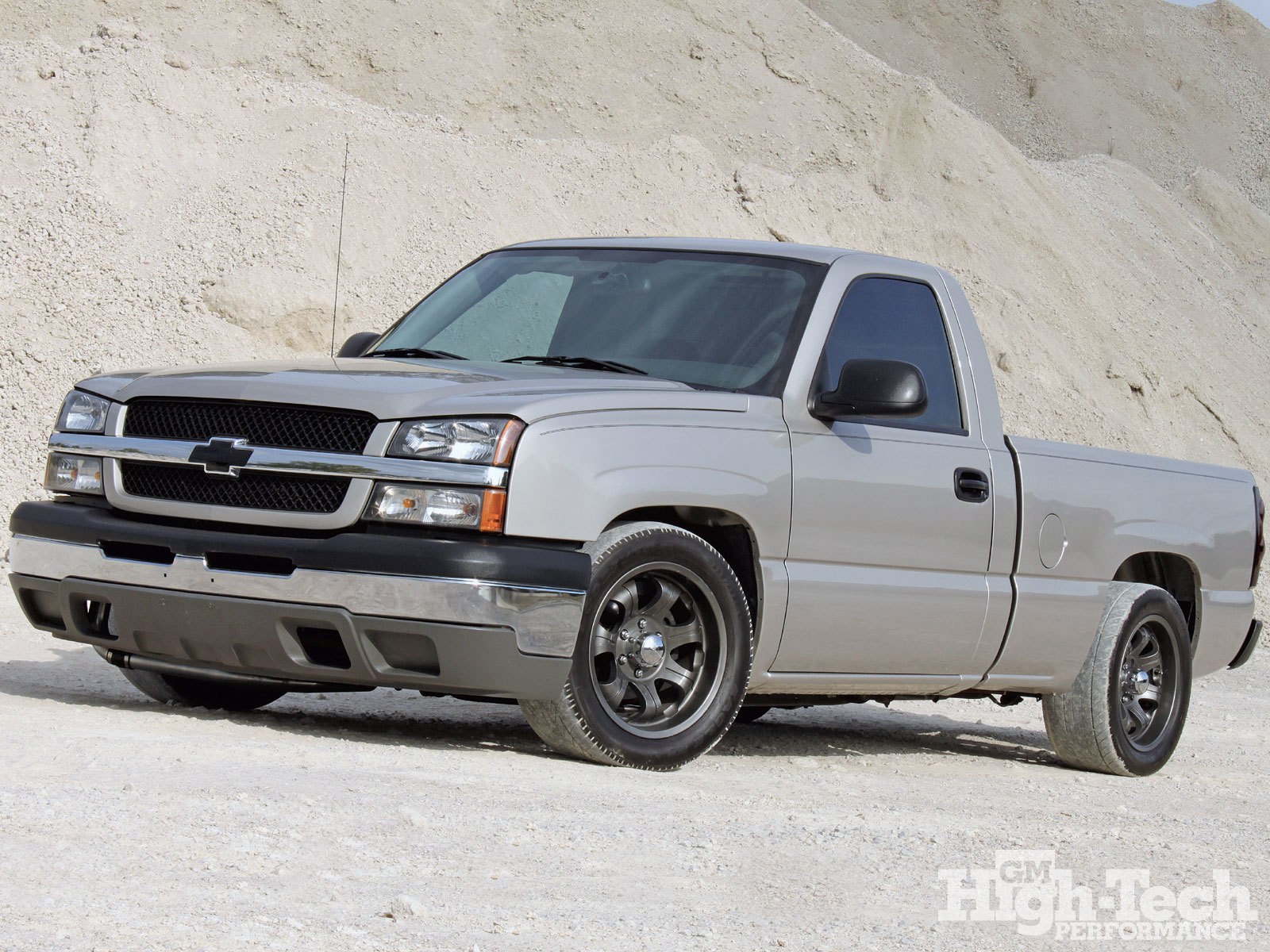 silver chevrolet pickup truck