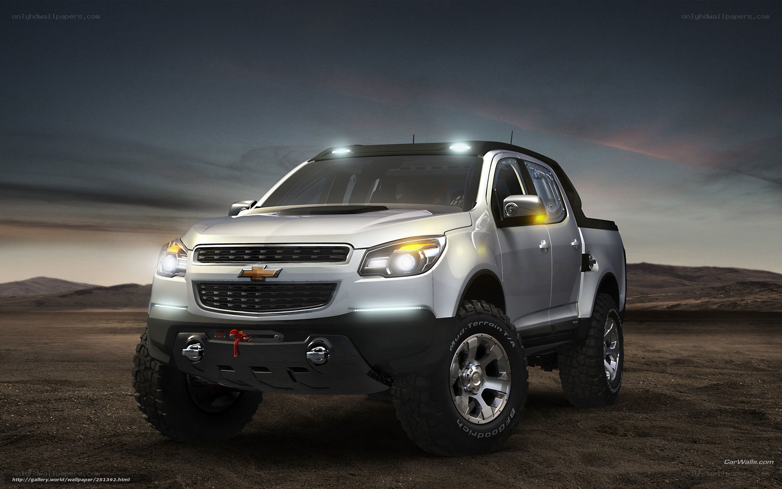Silver Chevrolet pickup truck