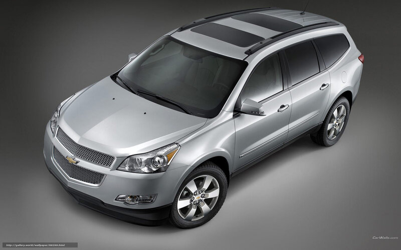 silver chevrolet suv
