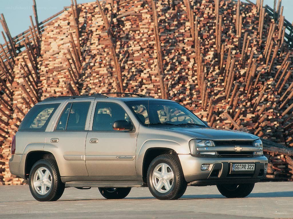 silver chevrolet trailblazer