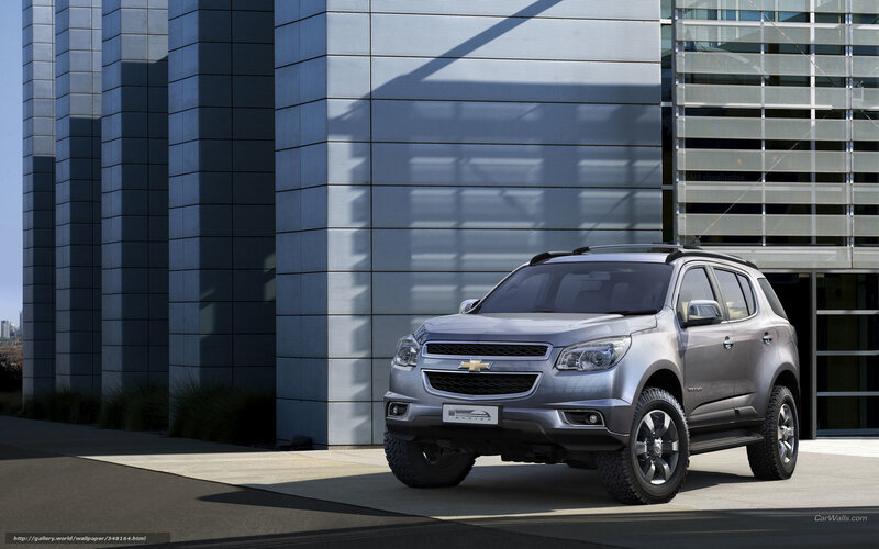 Silver Chevrolet Trailblazer SUV