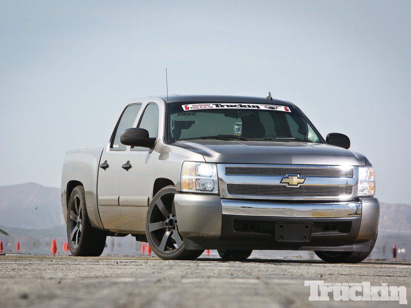 Silver Chevrolet Truck — Dramatic