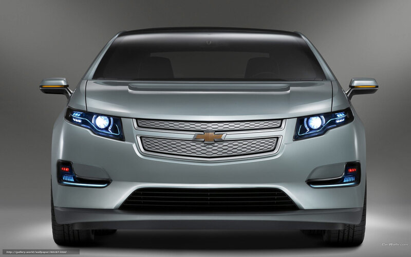 Silver Chevrolet Volt — Dramatic