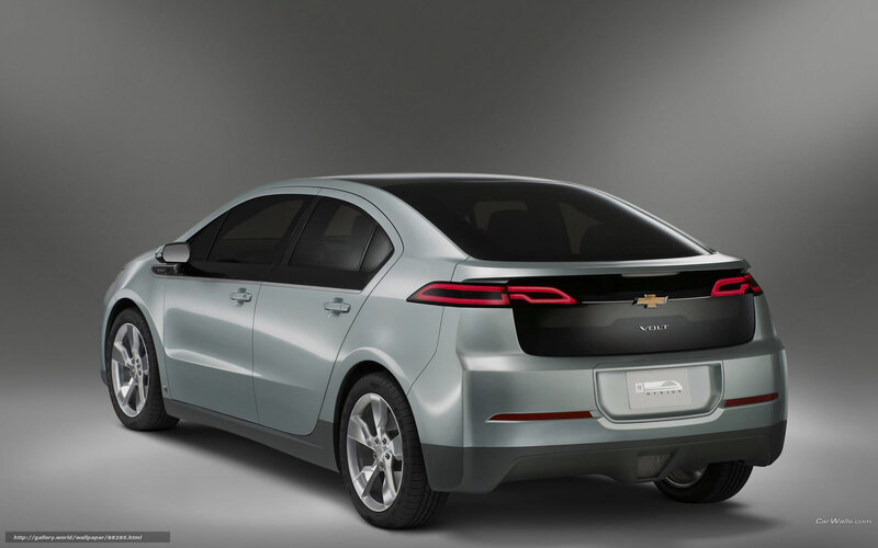 Silver Chevrolet Volt