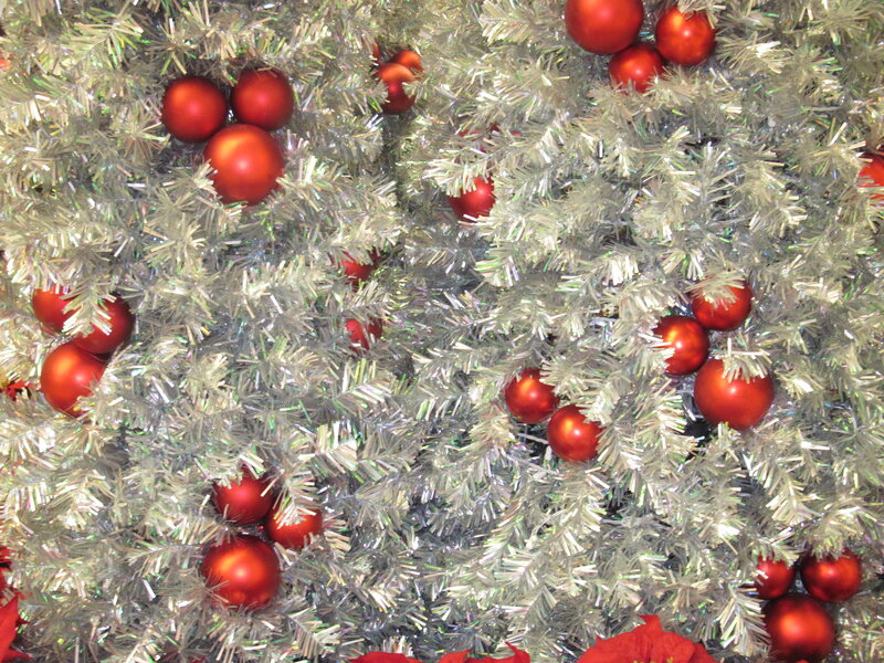 Silver Christmas Tree — Festive