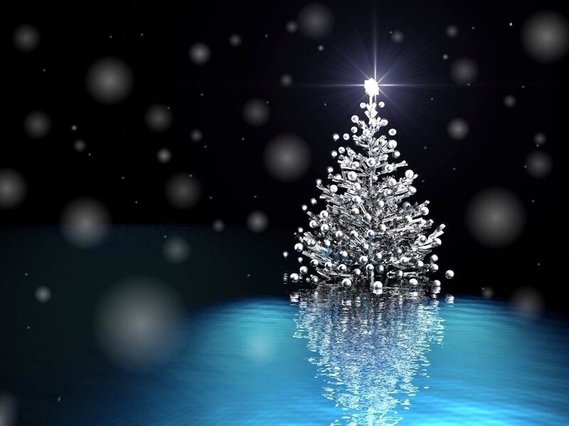 Silver Christmas Tree