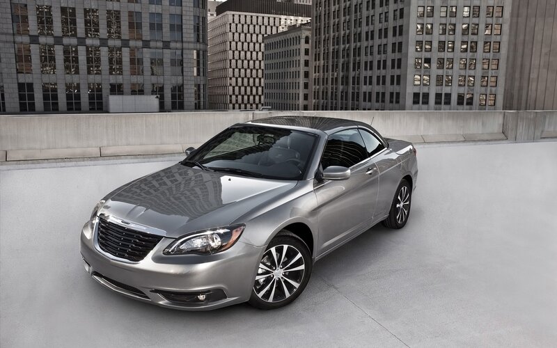 Silver Chrysler 200 Convertible