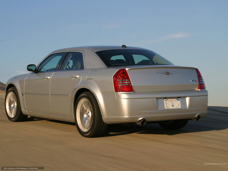 silver chrysler 300 driving