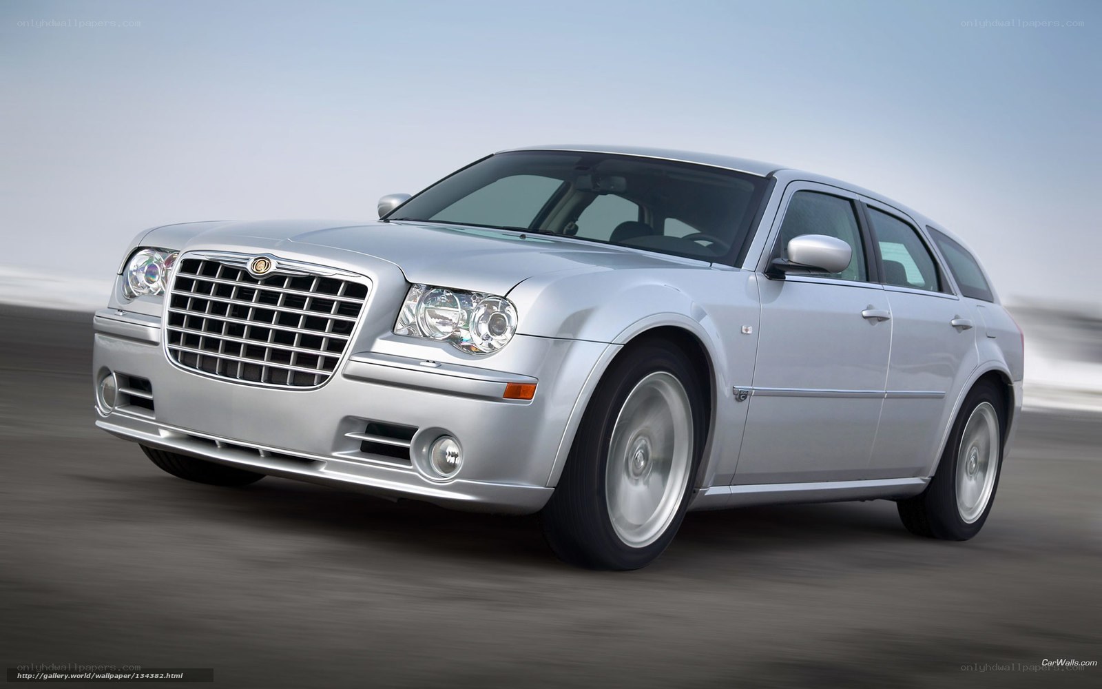 silver chrysler 300c station wagon