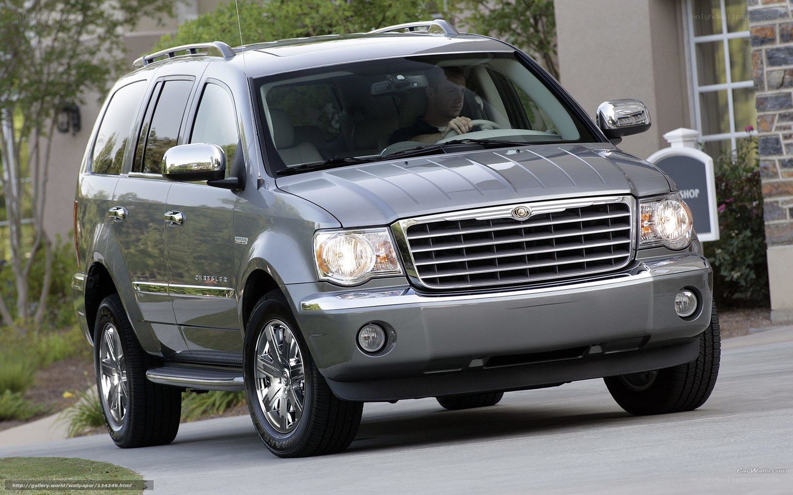 silver chrysler aspen suv