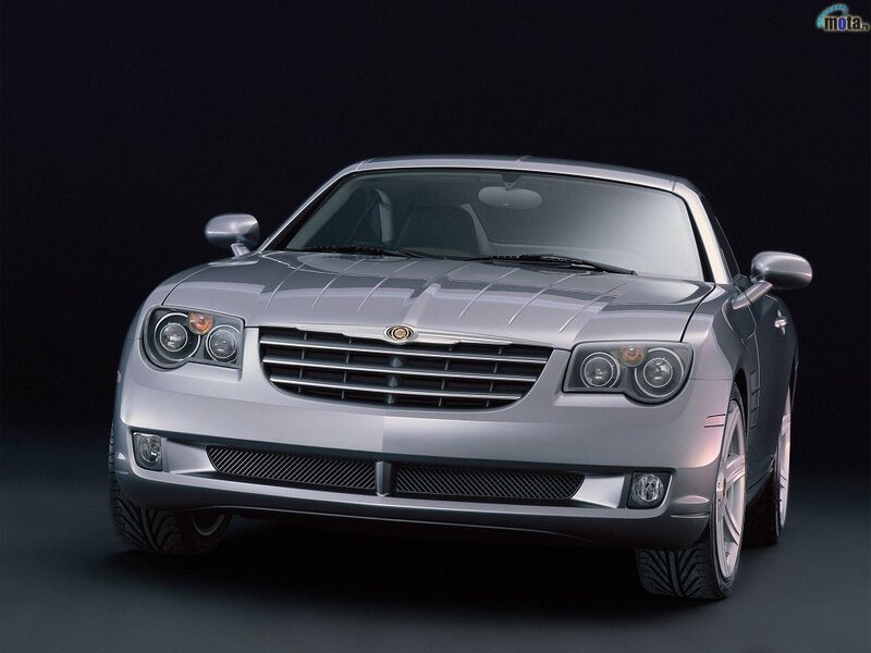 silver chrysler crossfire car